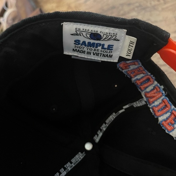 OKC Oklahoma City Thunder Boy's Youth Hat One Size SAMPLE hat Top of the World - Picture 2 of 6